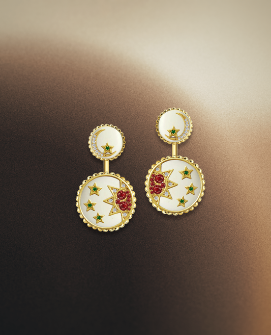 Lucent Dawn Floating Earrings