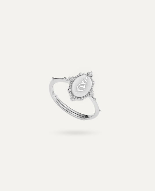 Bareeq Ring - Silver