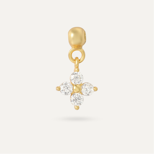 3 Charms Necklace - Gold