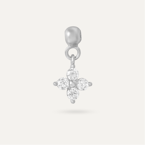 5 Charms Necklace - Silver