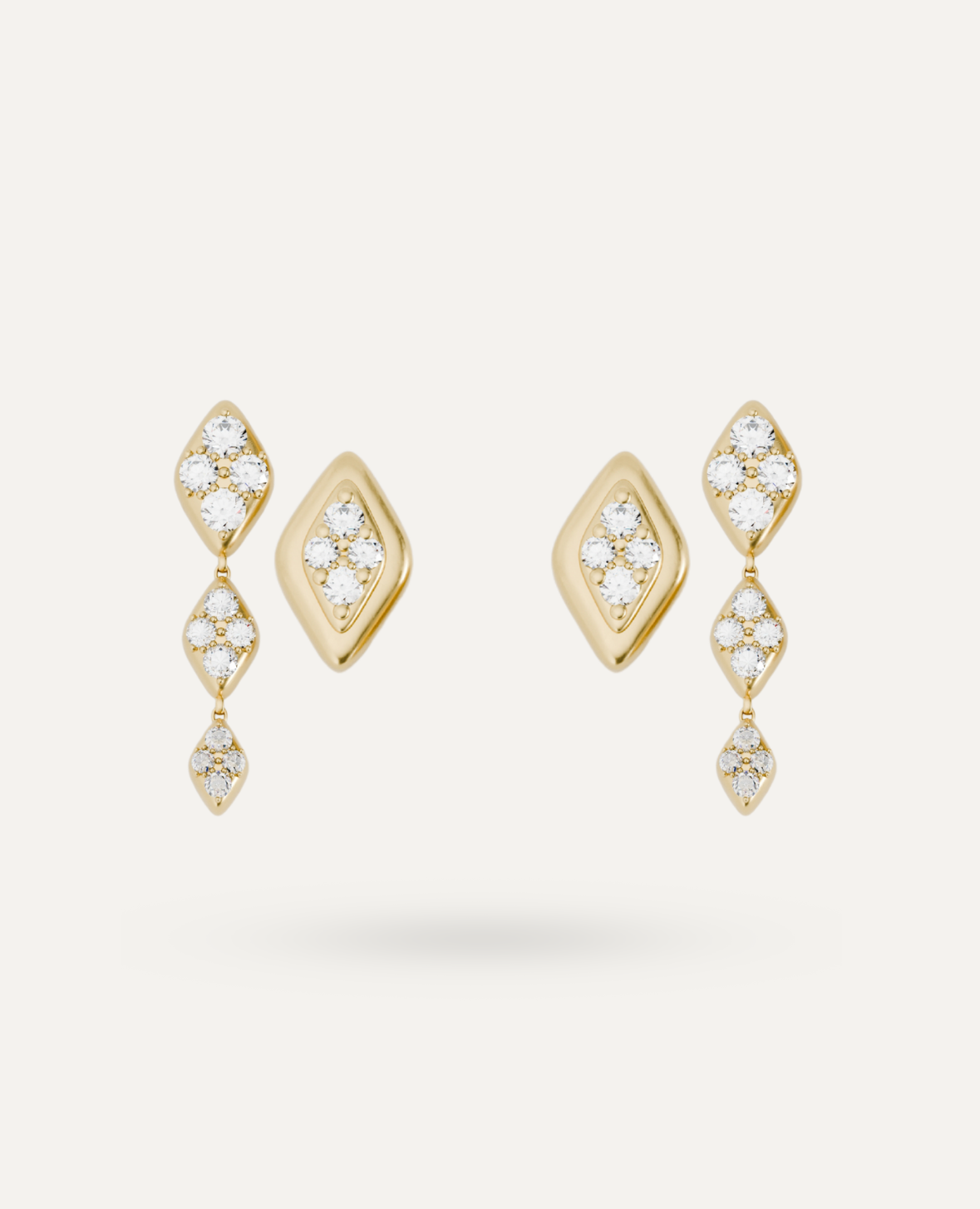 Velma & Velora Earrings - Gold