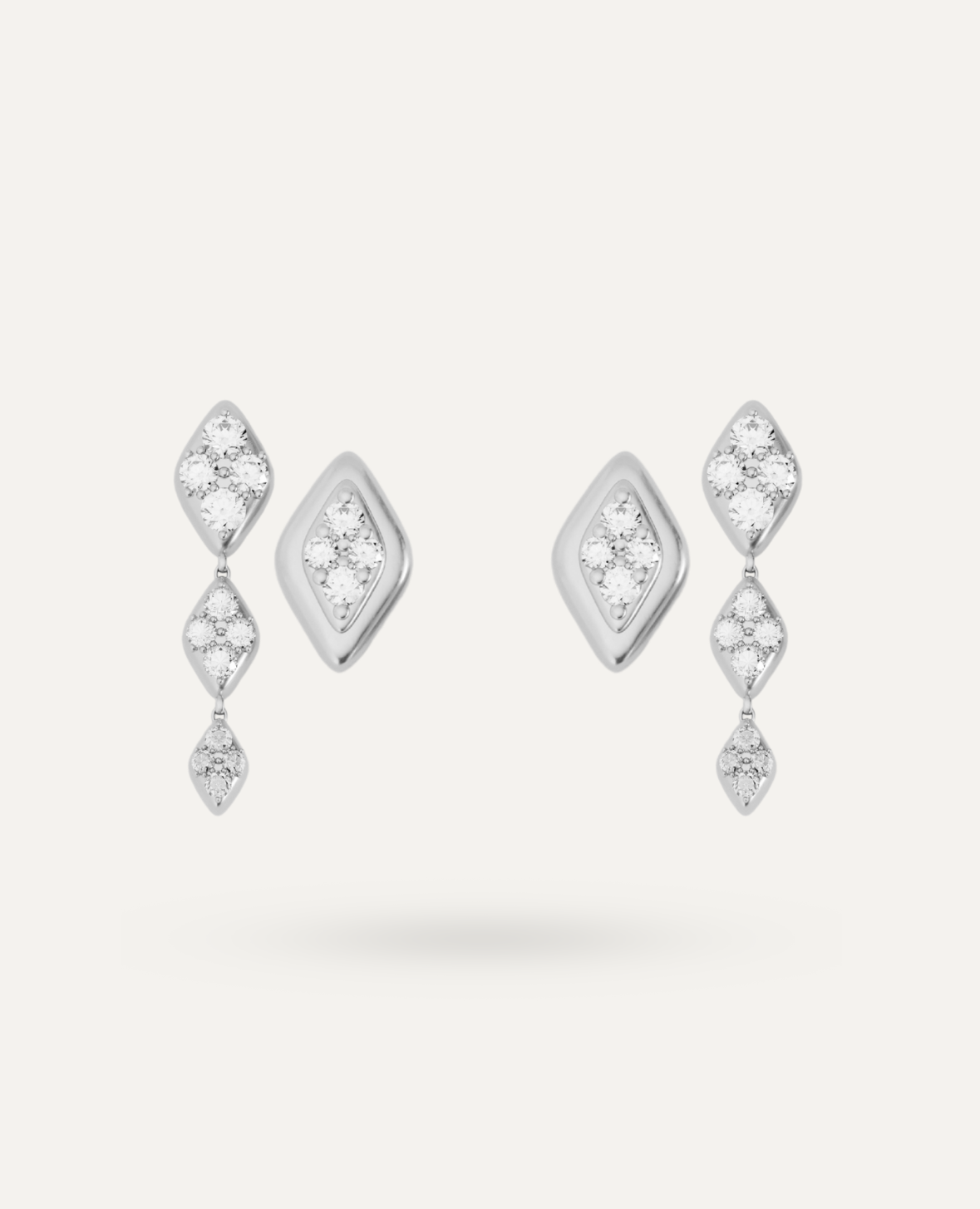 Velma & Velora Earrings - Silver